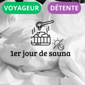 1er jour de sauna (Formules Voyageur & Détente)