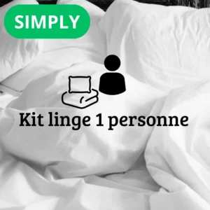 SIMPLY : Kit linge 1 personne