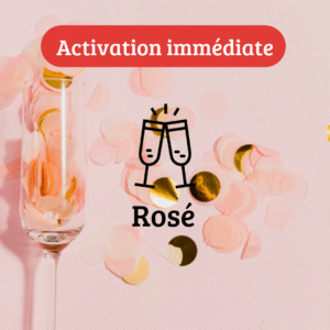 Rosé & 2 tartinades avec toasts - Activation immédiate