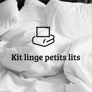 Kit linge petits lits (draps usage unique)