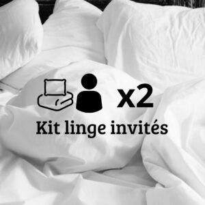 Kit linge 2 petits lits (draps usage unique)