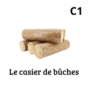 Casier C1 : le casier de bûches