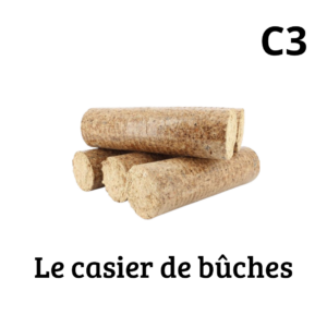 Casier C3 : le casier de bûches