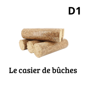 Casier D1 : le casier de bûches