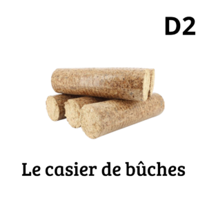 Casier D2 : le casier de bûches